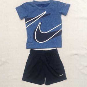 Nike Dri-Fit Drop Set Graphic 2piece set navy blue